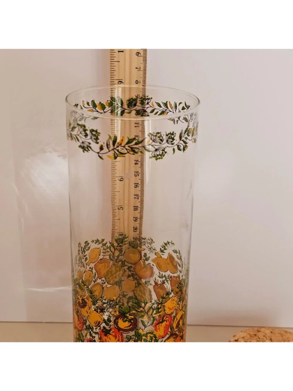 Libbey Spice of Life Glass Jar canister retro charm vintage 1970s kitchen jar 9